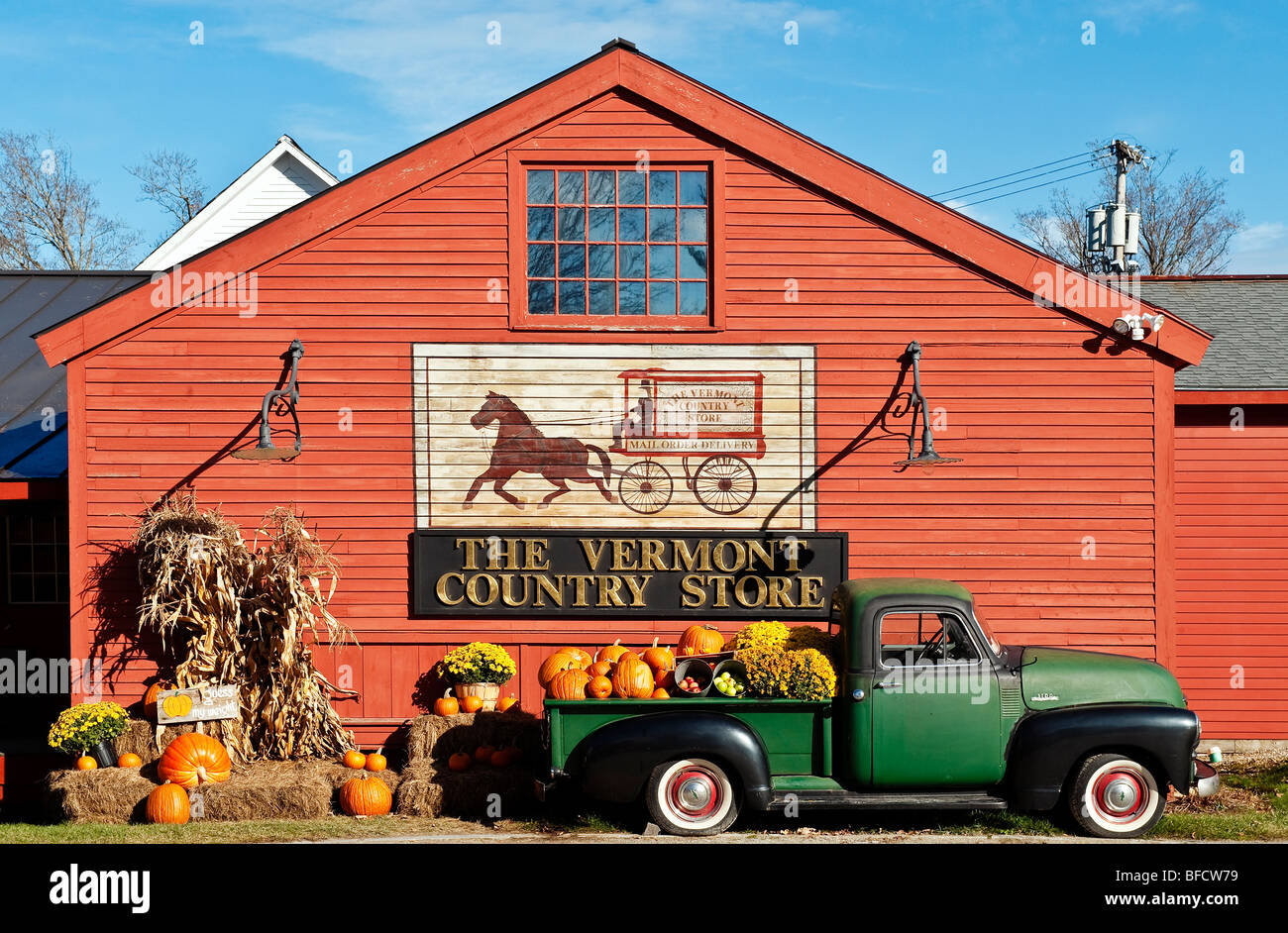 El Vermont Country Store, Weston, Vermont, EE.UU. Foto de stock