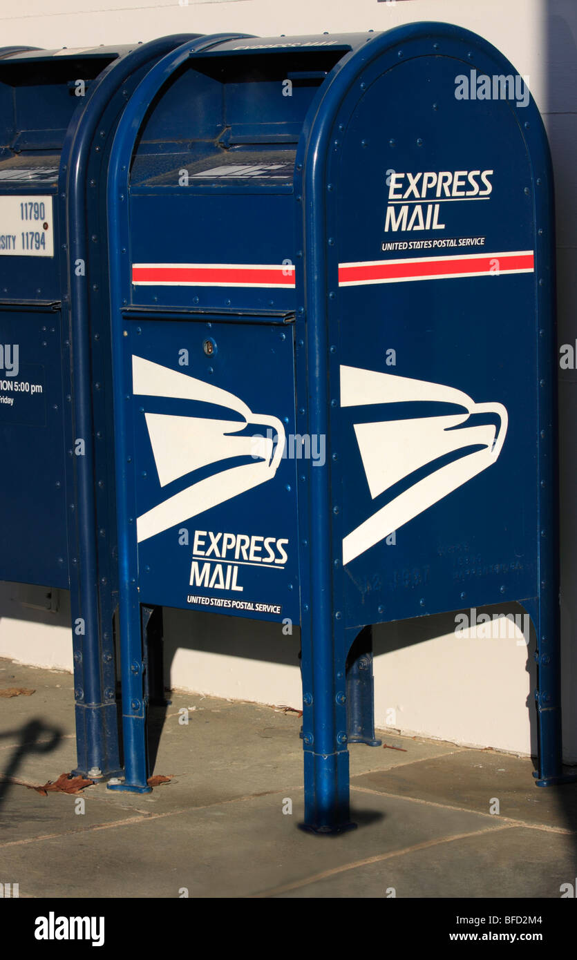Mail Box, Long Island, NY Foto de stock