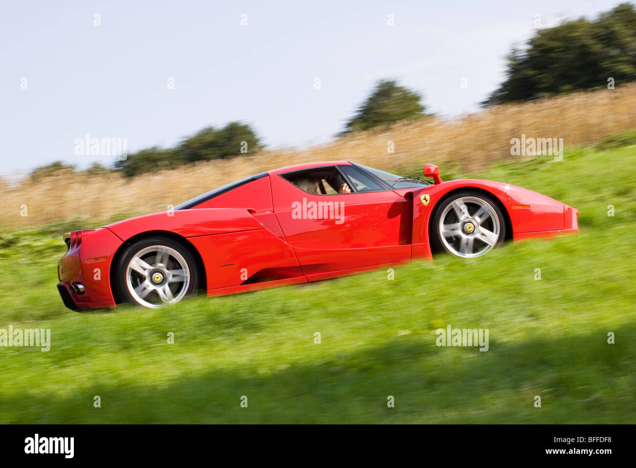 Rojo Ferrari Enzo supercar Foto de stock