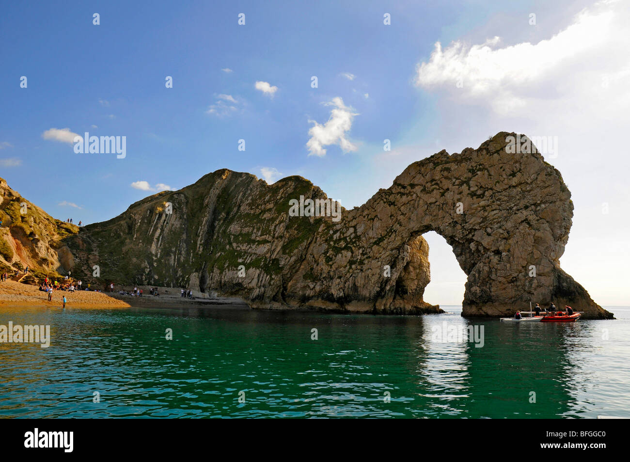 Durdle Door, Dorset, Inglaterra, Reino Unido, puerta de Durdle Foto de stock