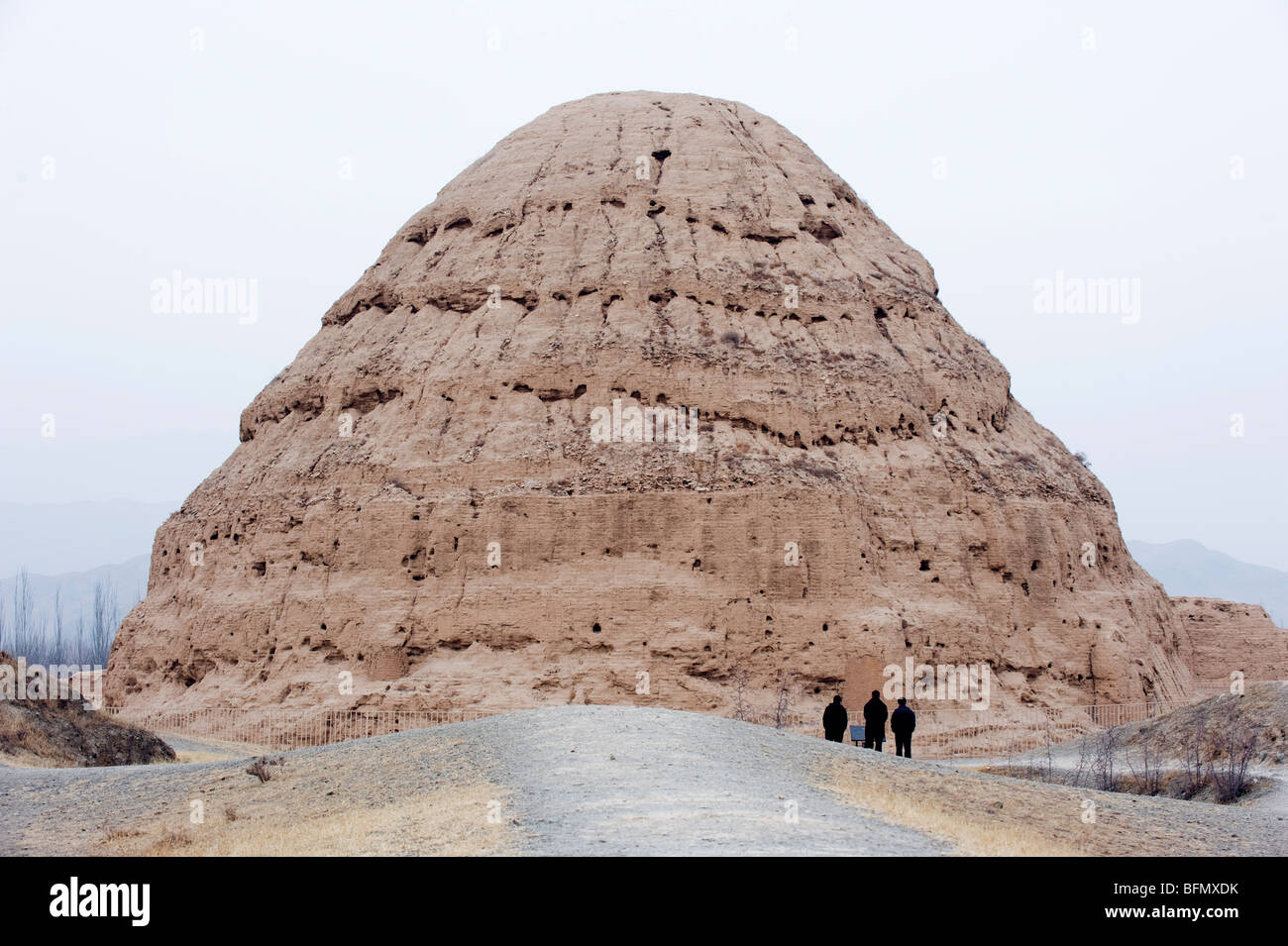China, la provincia de Ningxia, Yinchuán, Western Xia tumbas Foto de stock