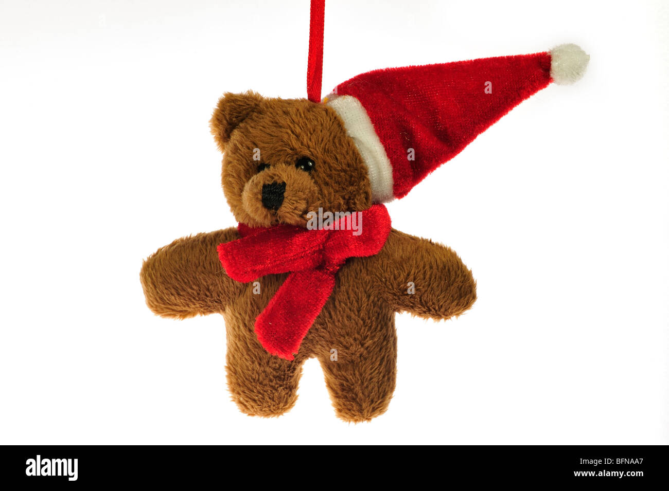 Navidad figura como oso de peluche con y Fotografía de stock - Alamy