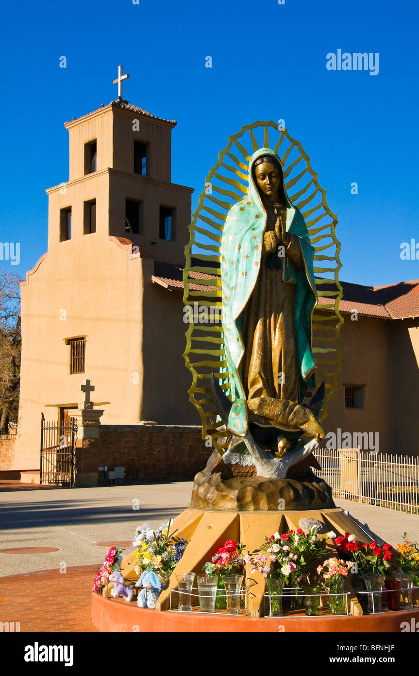 Santuario de Nuestra Señora de Guadalupe, Santa Fe, Nuevo México Foto de stock
