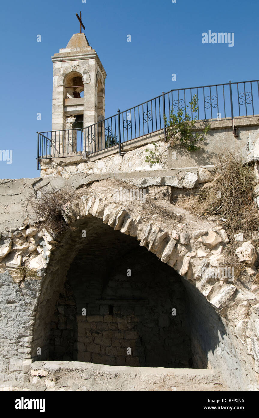 Restos de los maronitas cristianos Arreglo de Biram e Iglesia ,evacuado