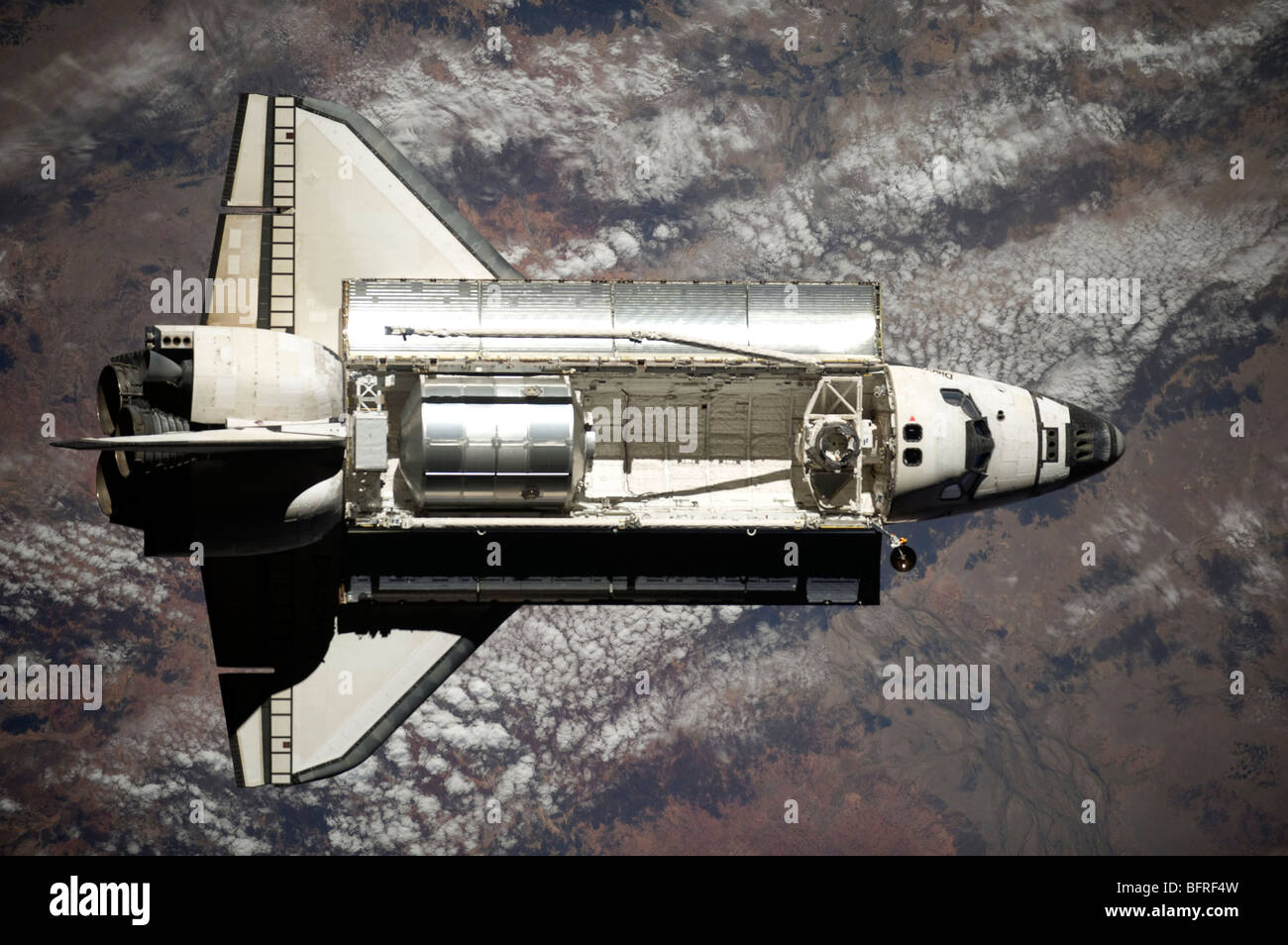 Transbordador Espacial Discovery Foto de stock