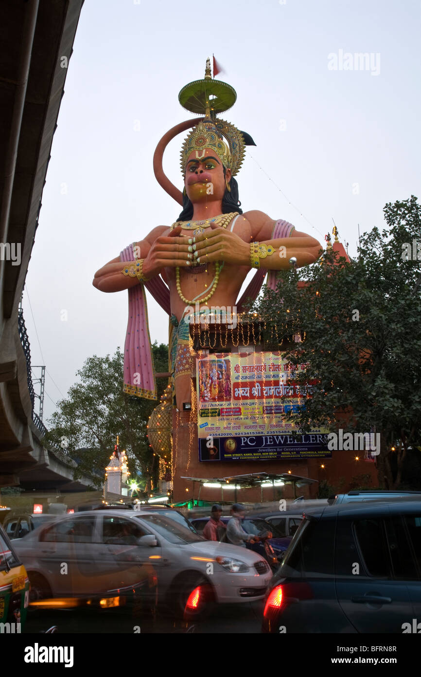 Templo de Hanuman. Nueva Delhi. La India Foto de stock