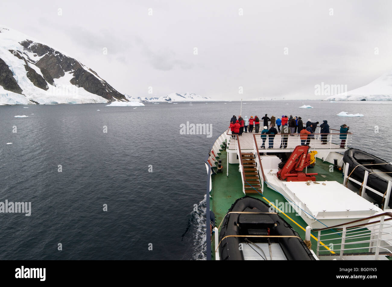 Canal de Errera, Península Antártica, en la Antártida, las regiones polares Foto de stock