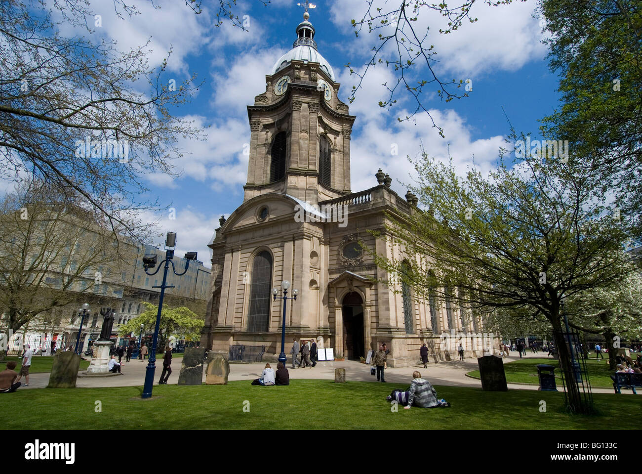 Catedral de San Philips, Birmingham, Inglaterra, Reino Unido, Europa Foto de stock