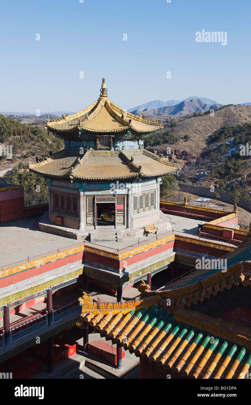 Tibetano Zongcheng Putuo templo exterior que data de 1767, la ciudad de Chengde, Patrimonio de la Humanidad de la UNESCO, en la provincia de Hebei, China, Asia Foto de stock