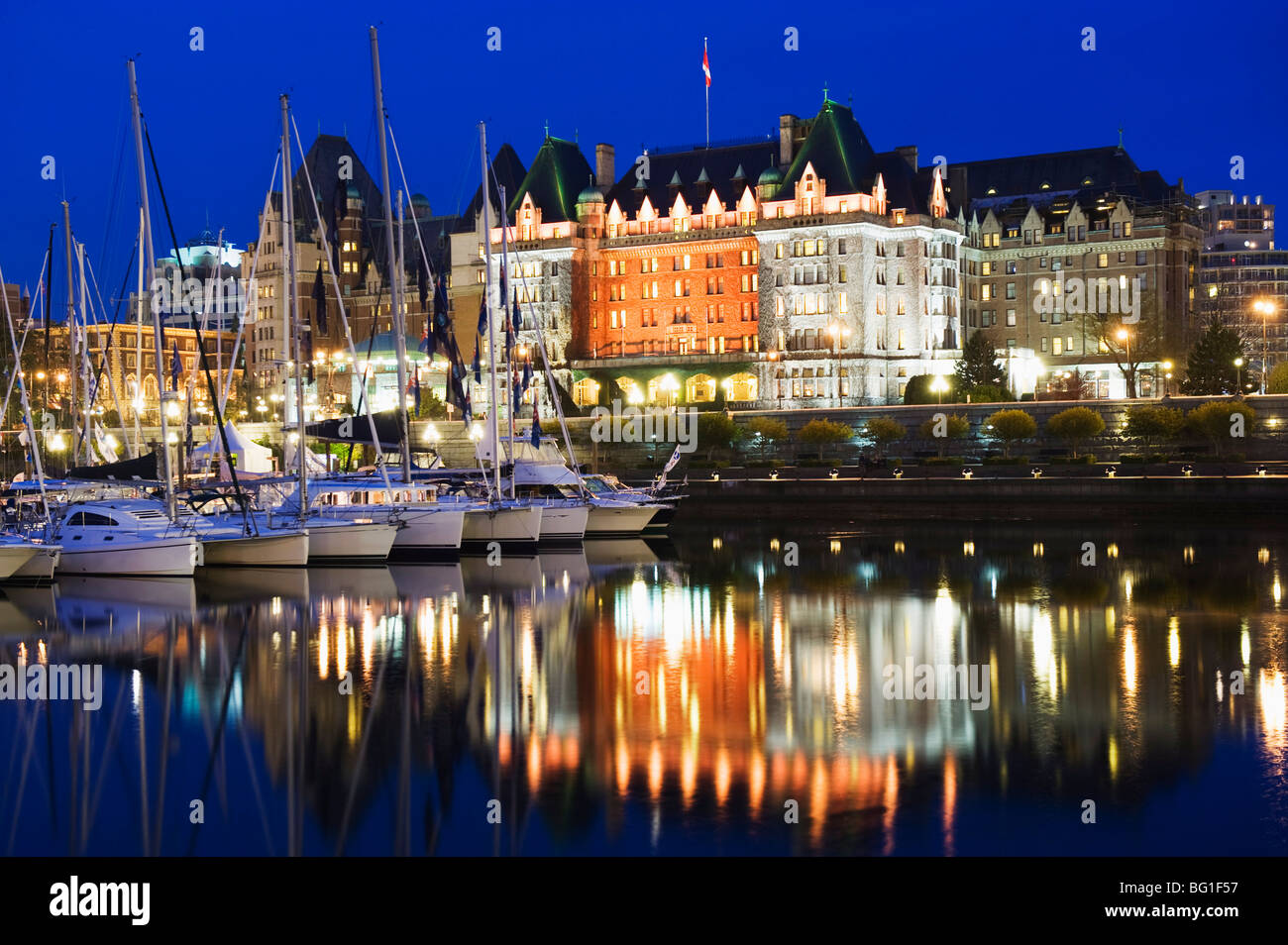 Fairmont Empress Hotel, James Bay, Victoria Inner Harbour, Isla de