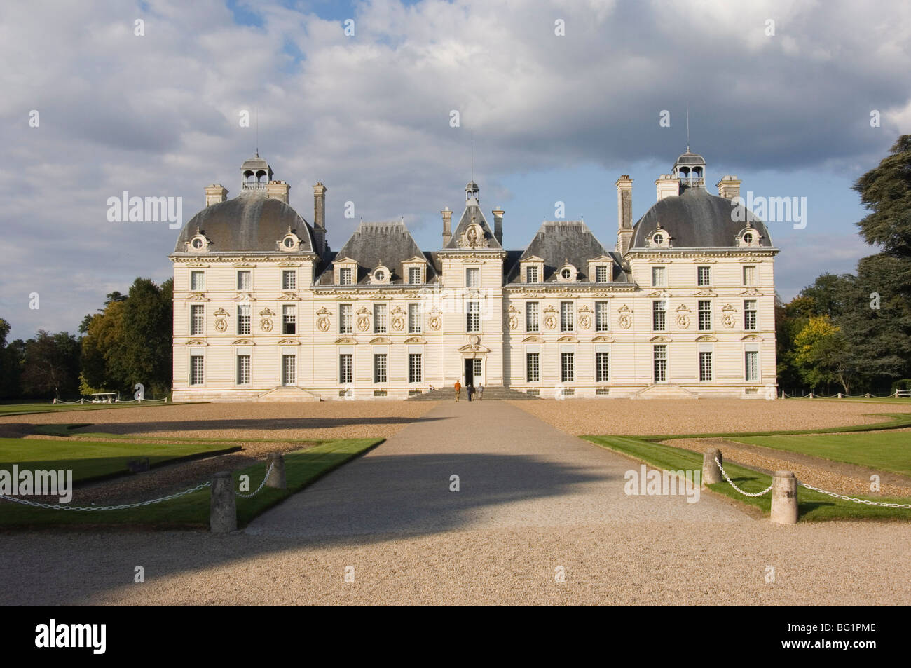 El siglo XVII Chateau de Cheverny, Loir-et-Cher, Valle del Loira, Francia, Europa Foto de stock