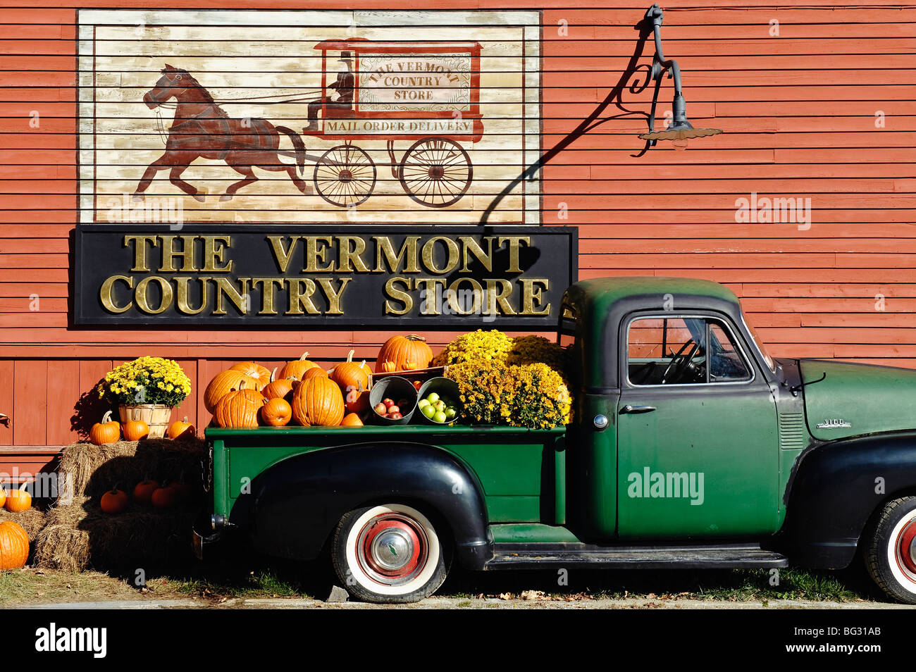 El Vermont Country Store, Weston, Vermont, EE.UU. Foto de stock