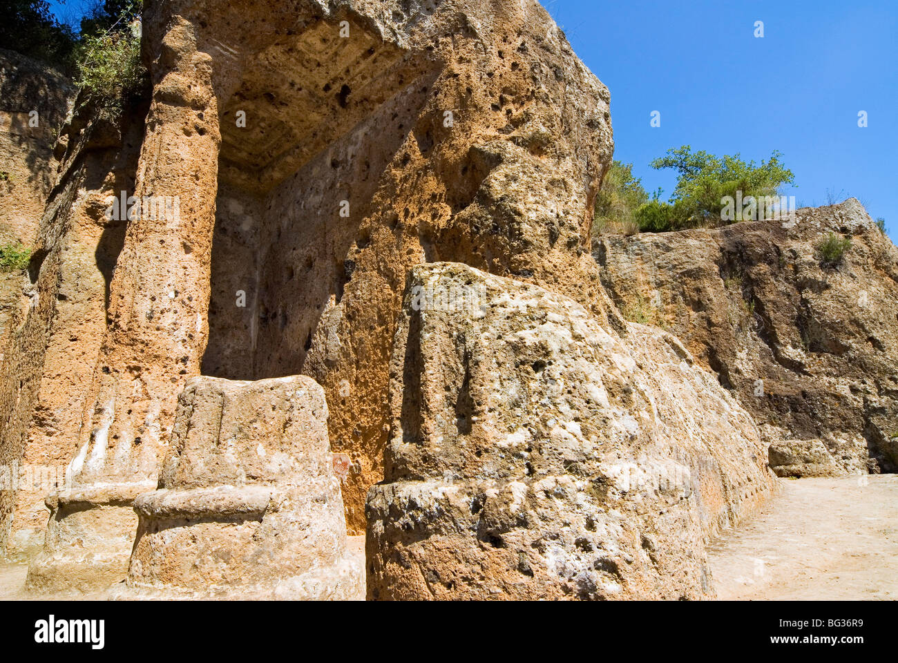 Tumba Ildebranda, necrópolis etruscas de Sovana, Sovana, Grosseto