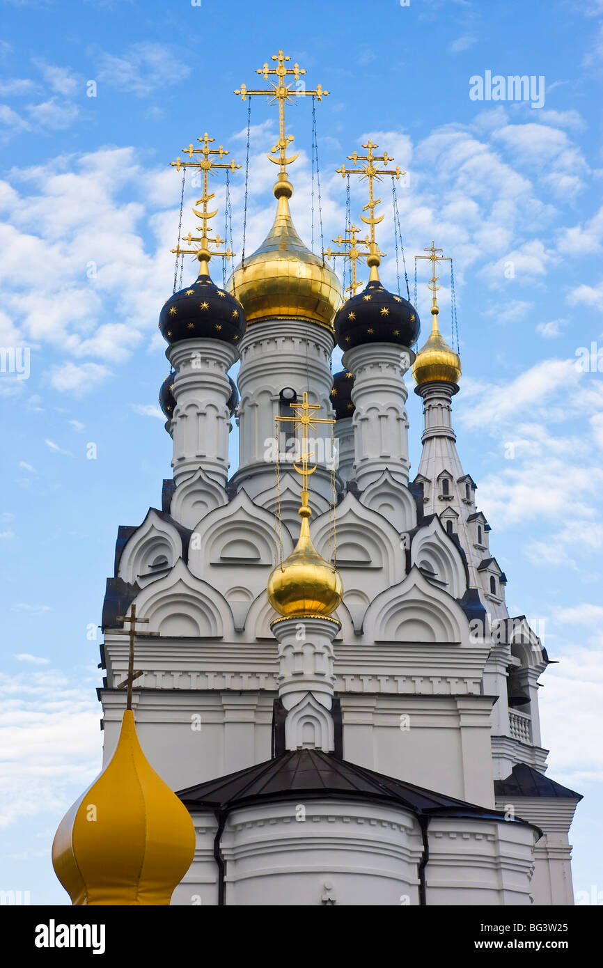 Iglesia Ortodoxa Rusa en Bagrationovsk, Kaliningrado, Rusia, Europa Foto de stock