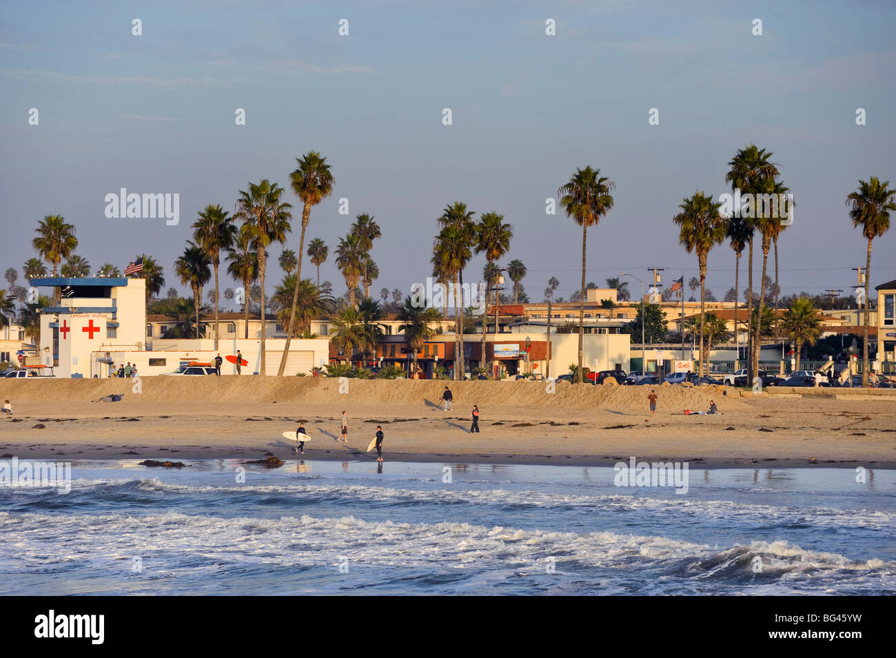 California, Estados Unidos, San Diego, Ocean Beach Foto de stock