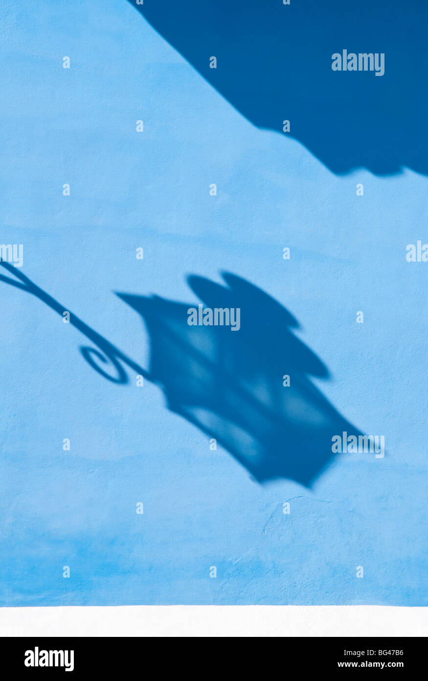 Sombras en Trinidad, Cuba, El Caribe Foto de stock