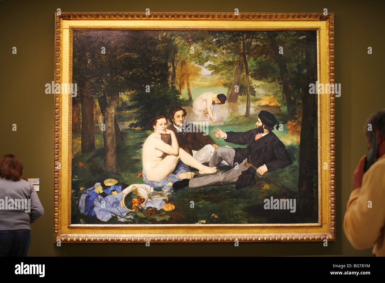 El almuerzo en la hierba (Le déjeuner sur l'herbe) de 1863, Edouard Museo d'Orsay, París El almuerzo en la hierba (Le déjeuner sur l'herbe) de 1863, Edouard Museo d'Orsay, París