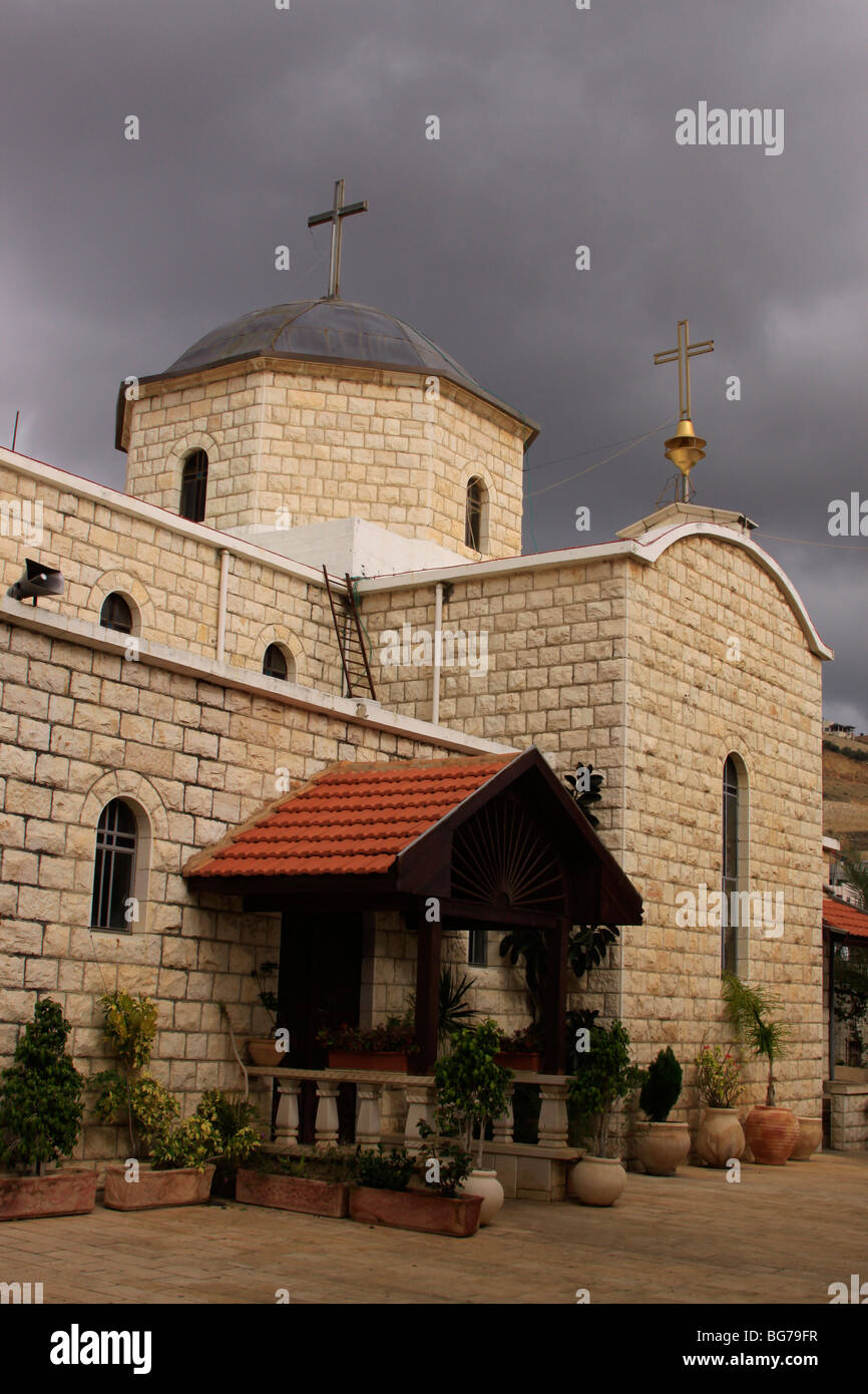 Israel, en Galilea, la Iglesia greco-melquita católica en Rame' Fotografía de stock - Alamy Israel, en Galilea, la Iglesia greco-melquita católica en Rame' Fotografía de stock - Alamy