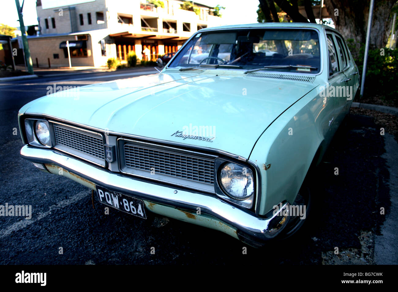 El clásico de 1970 Holden Kingswood sedán Foto de stock