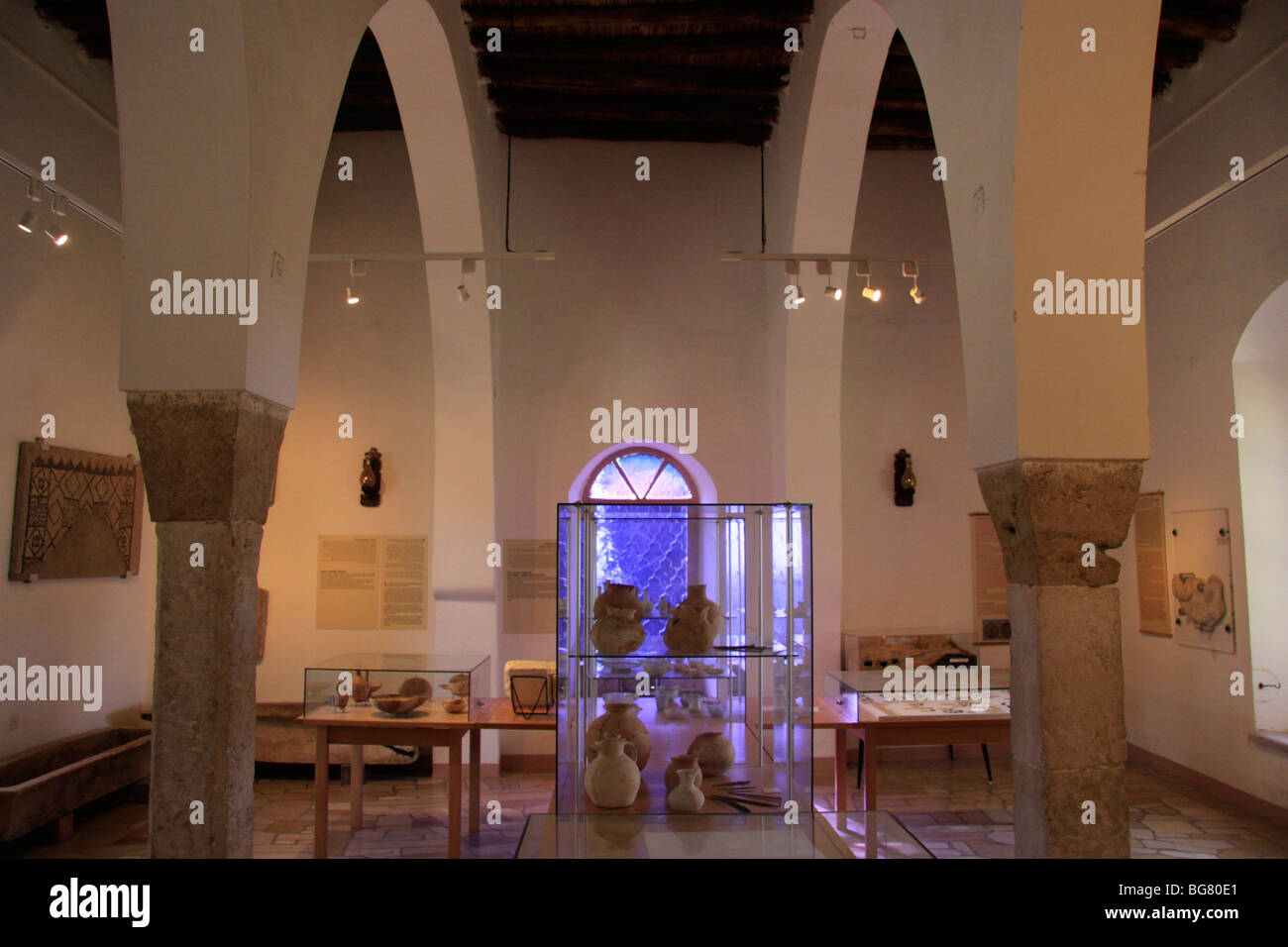 Israel, la Alta Galilea, Hanita Museo en Kibbutz Hanita, la historia