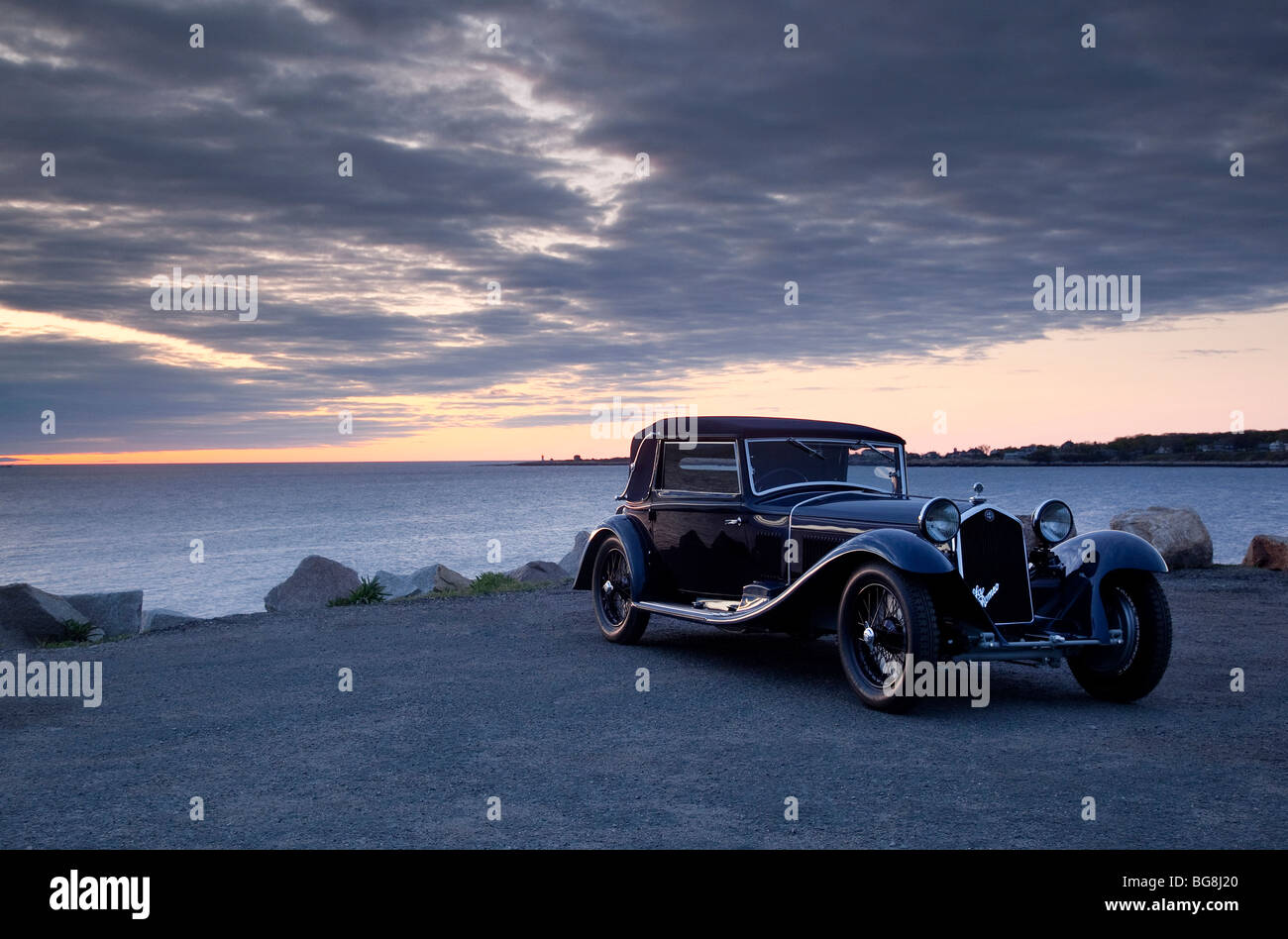 Alfa Romeo 8C 2300 1933 Castagna Foto de stock