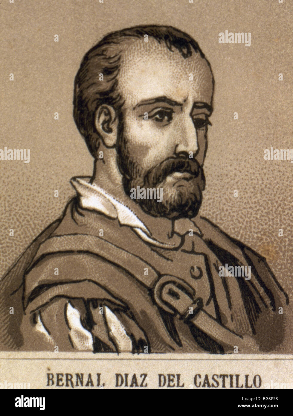 DIAZ DEL CASTILLO, Bernal (Medina del Campo, España, c.1496Guatemala, 1584). Soldado español y DIAZ DEL CASTILLO, Bernal (Medina del Campo, España, c.1496Guatemala, 1584). Soldado español y