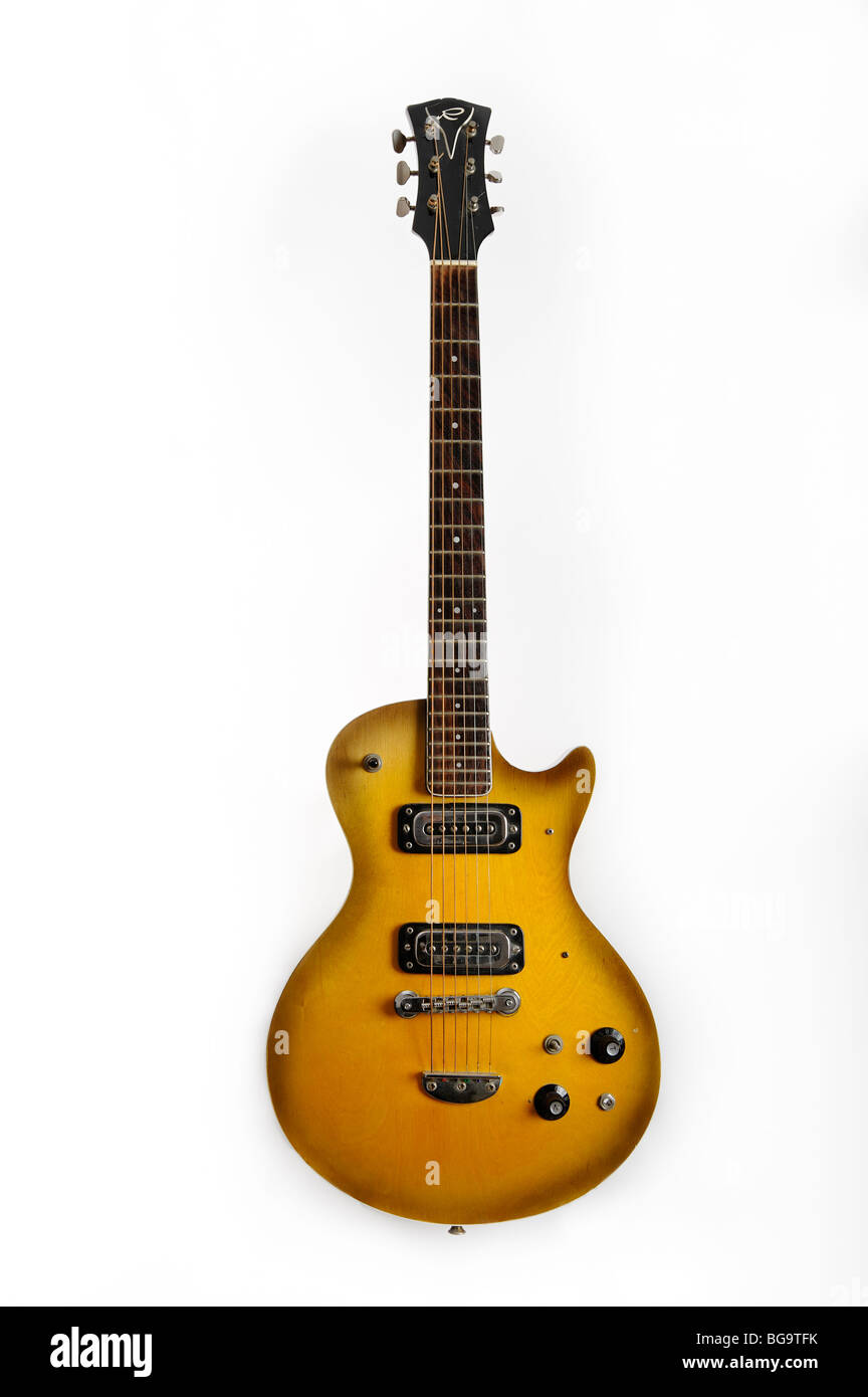 Rosetti triunfo, guitarra eléctrica Foto de stock