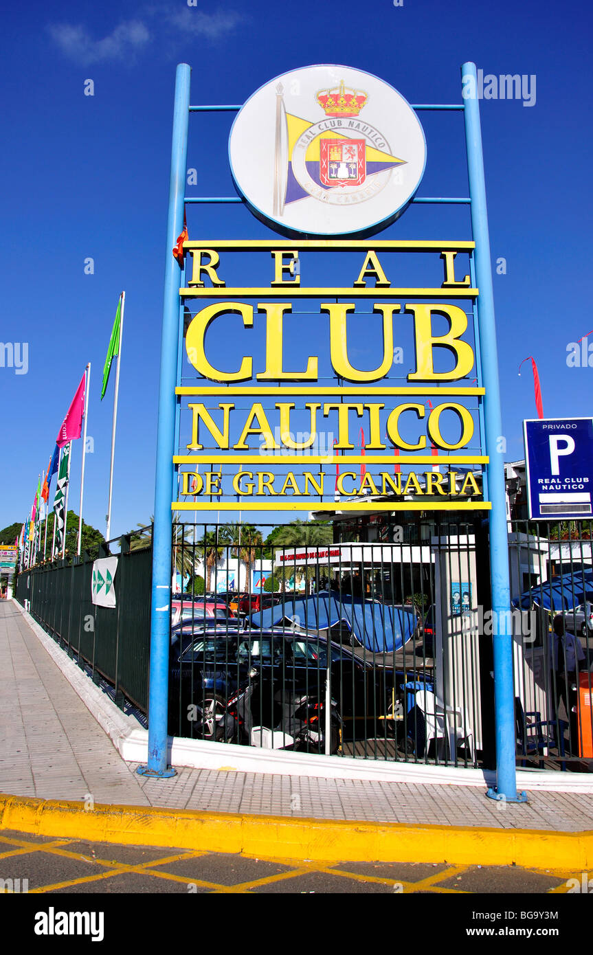 El Real Club Náutico de Gran Canaria, Playa de las Alcaravaneras, Las Palmas  de Canaria, Gran Canaria, Islas Canarias, España Fotografía de stock - Alamy