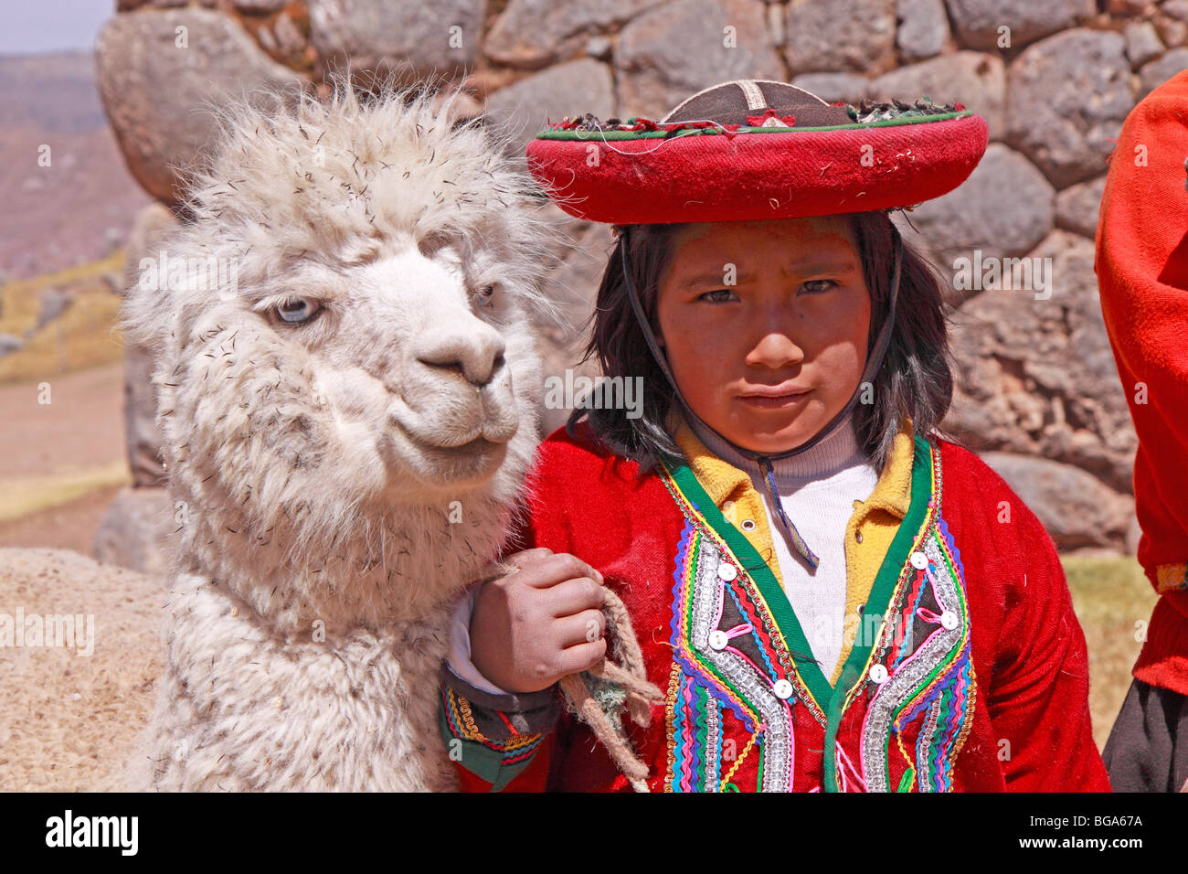 Alpaca child cuzco peru fotografías e imágenes de alta resolución - Alamy