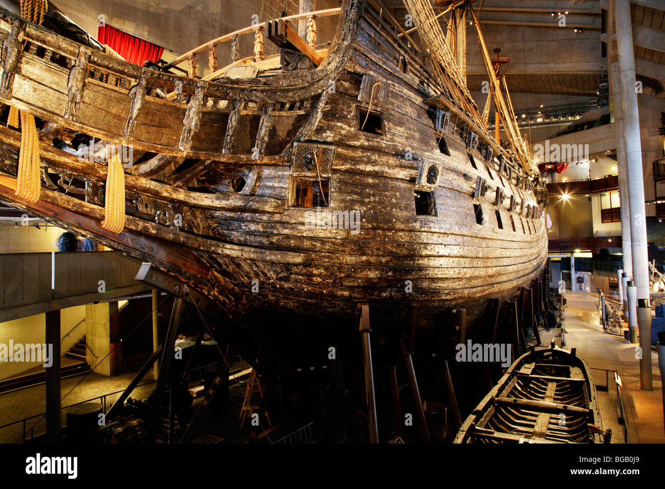 Buque de guerra Vasa se hundió en viaje inaugural en 1628, restaurado museo  Vasa Estocolmo, Suecia Fotografía de stock - Alamy
