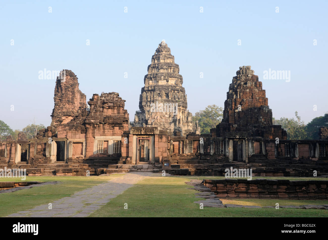 Tailandia Isaan; provincia de Nakhon Ratchasima; el templo de Prasat Phimai Phimai; Foto de stock