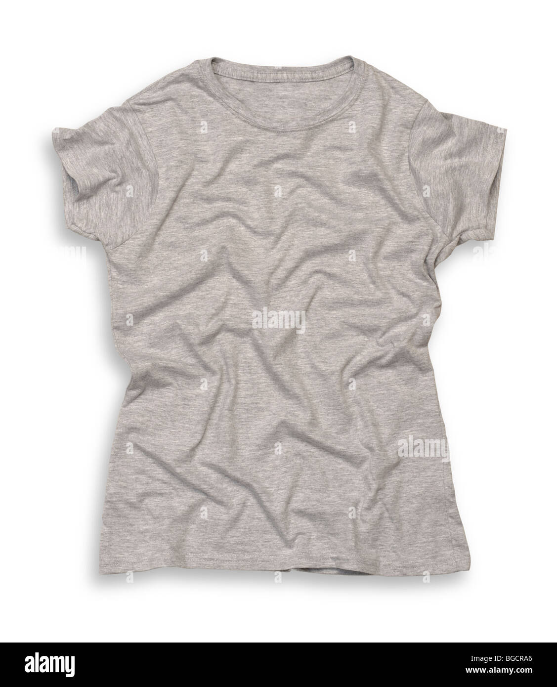 Camiseta gris Foto de stock