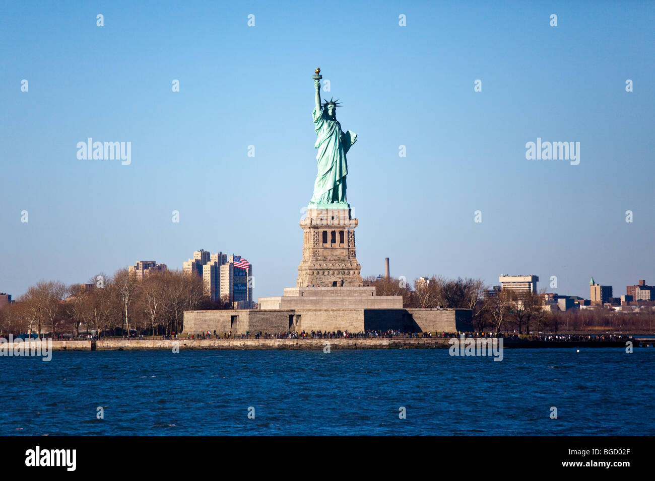La estatua de la Libertad Foto de stock