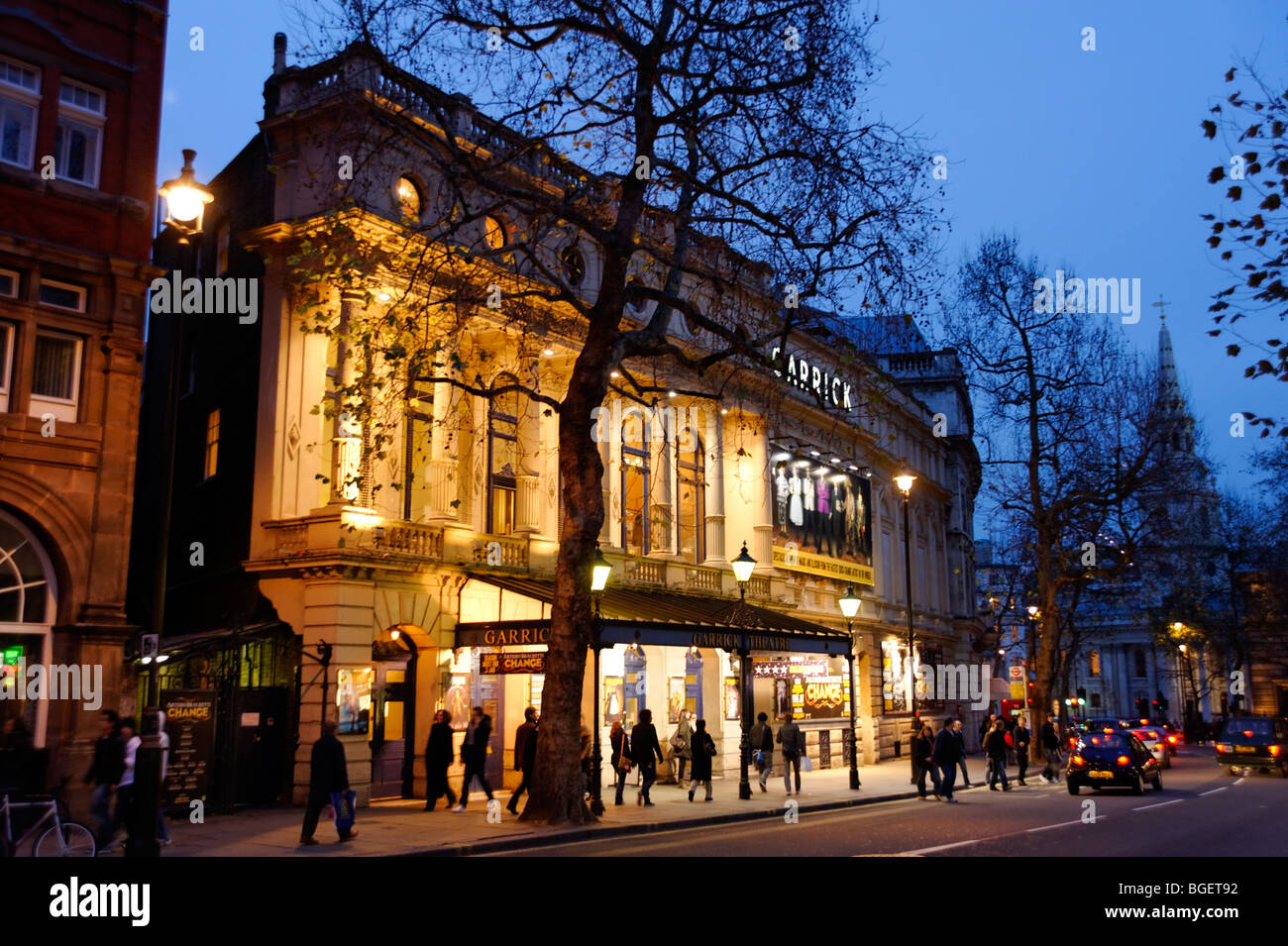 El Garrick Theatre. Londres. UK 2009. Foto de stock