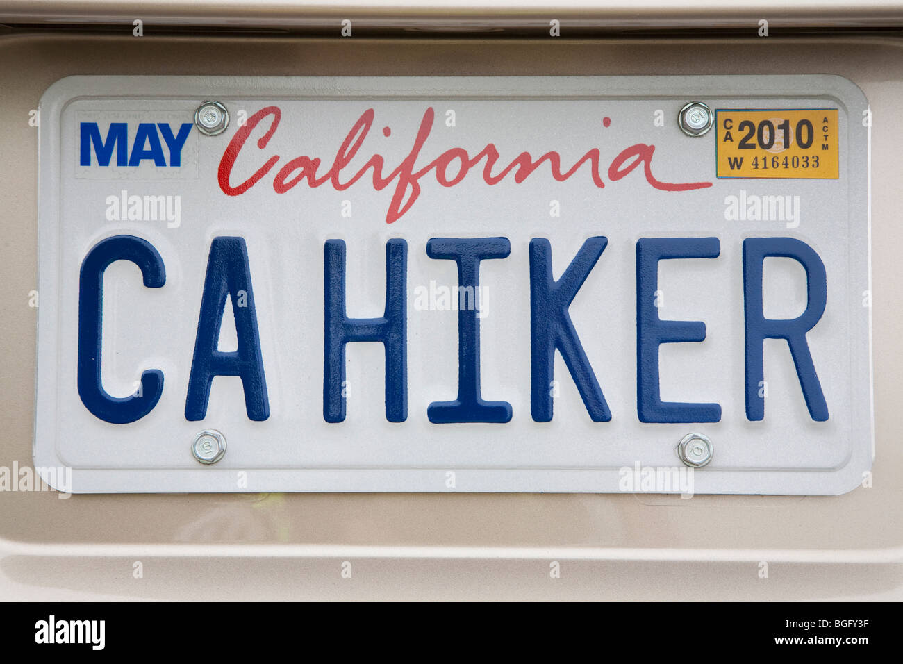 California license plate fotografías e imágenes de alta resolución Alamy