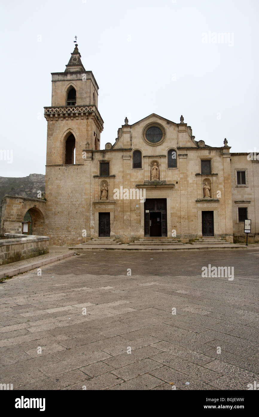 La iglesia barroca de San Pietro Caveoso Foto de stock
