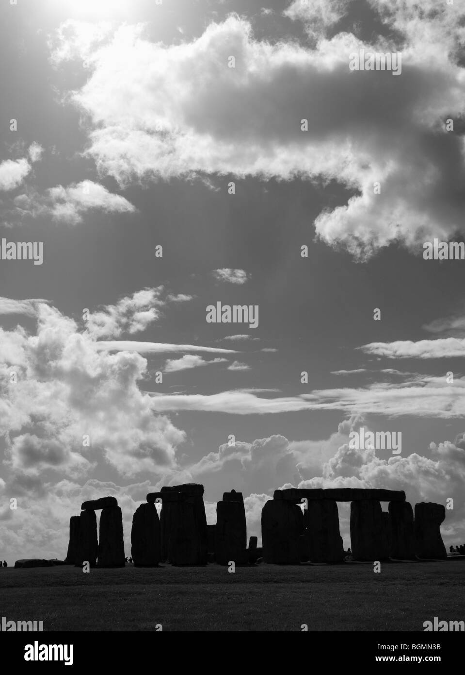 Stonehenge, Patrimonio de la Humanidad Foto de stock