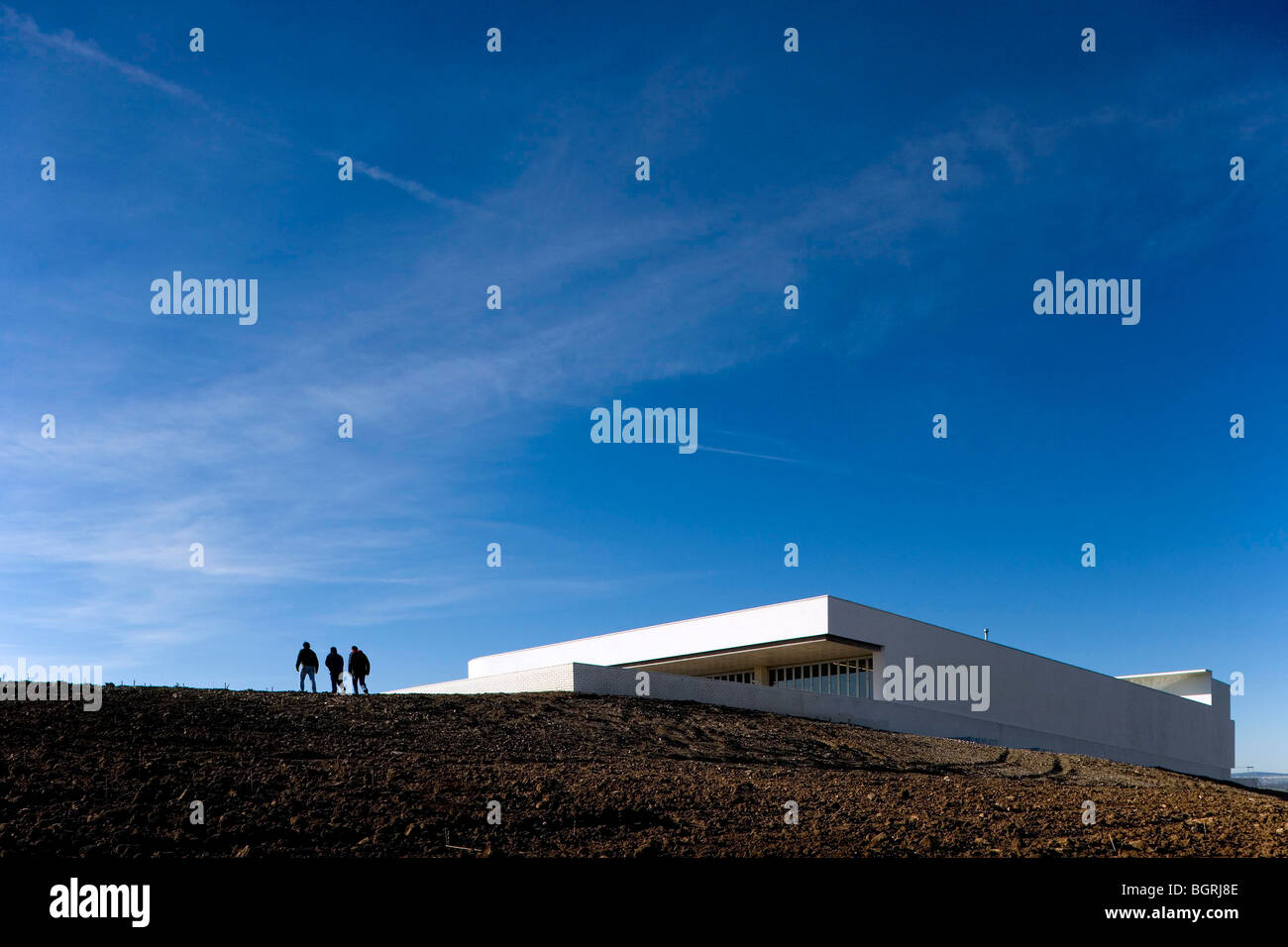 Bodega alcalde, Campo Maior, Portugal, Alvaro Siza Foto de stock