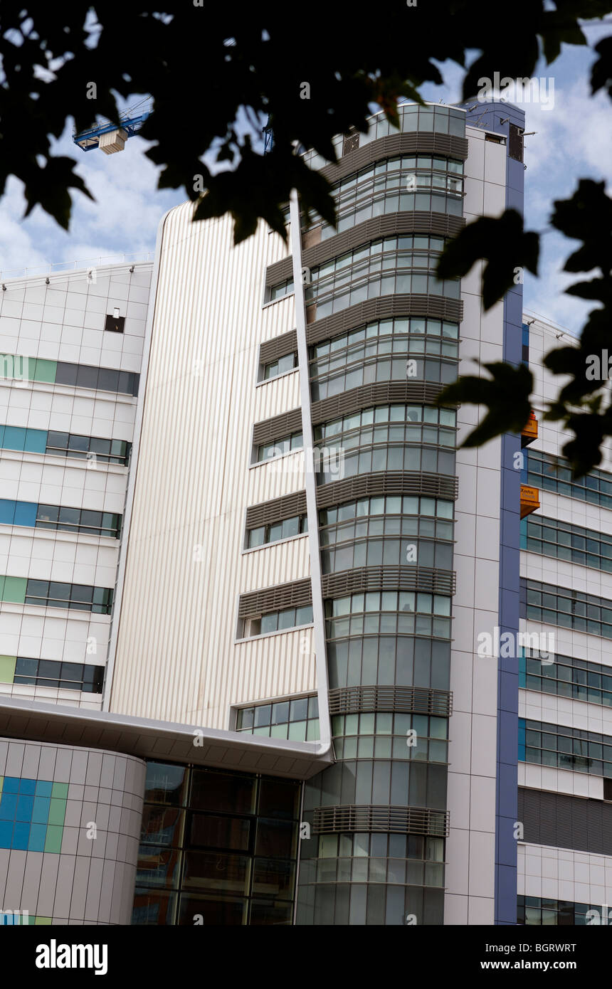 Edificio del Hospital Queen Elizabeth, BIRMINGHAM Birmingham primer nuevo hospital de agudos en 70 años. Foto de stock