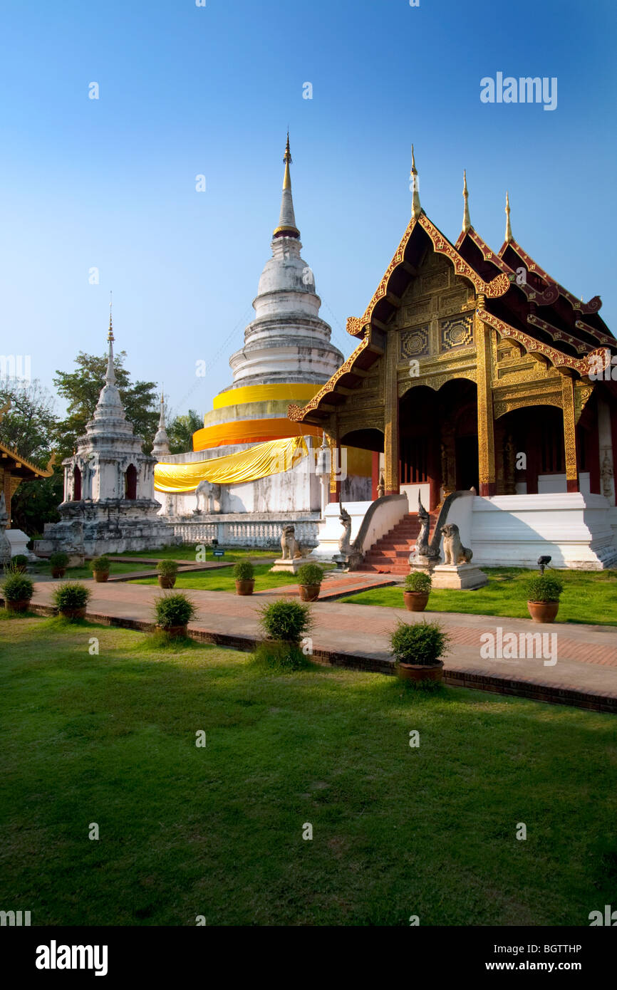 Wat Phra Singh, Chiang Mai, Tailandia Foto de stock