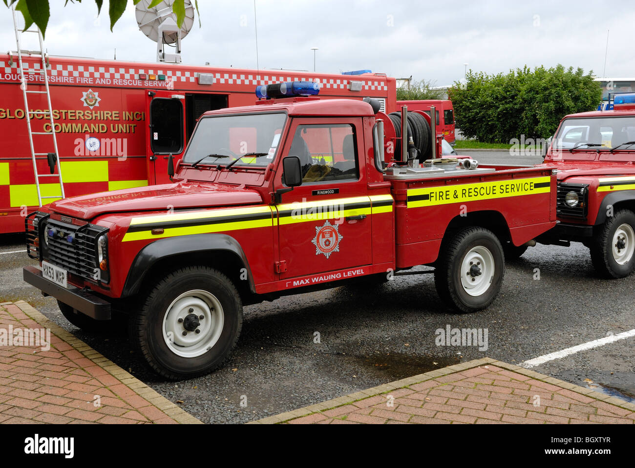 Fire rescue land rover 4x4 fotografías e imágenes de alta resolución