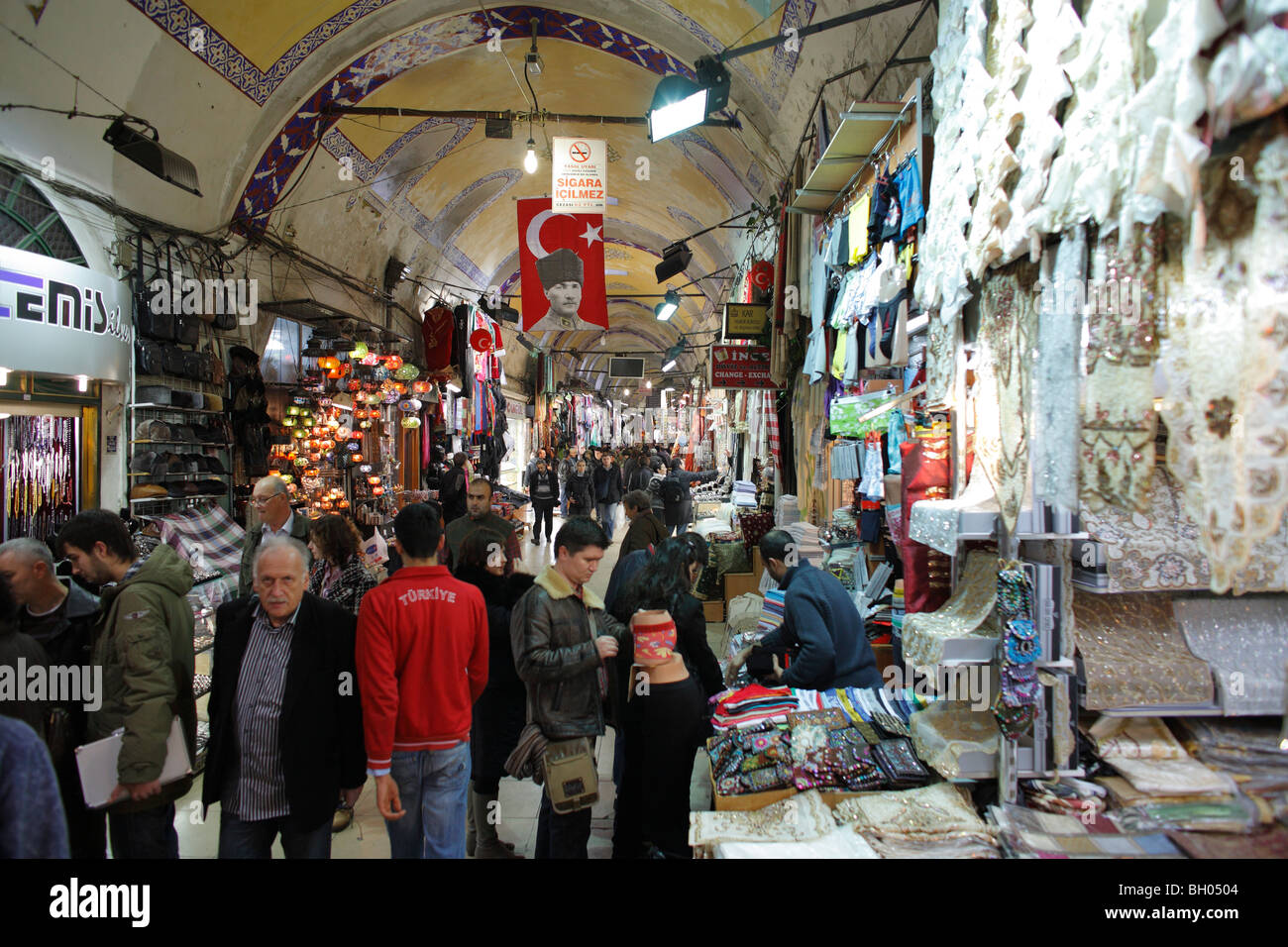 El Gran Bazar, Mercado, Estambul, Turquía Foto de stock