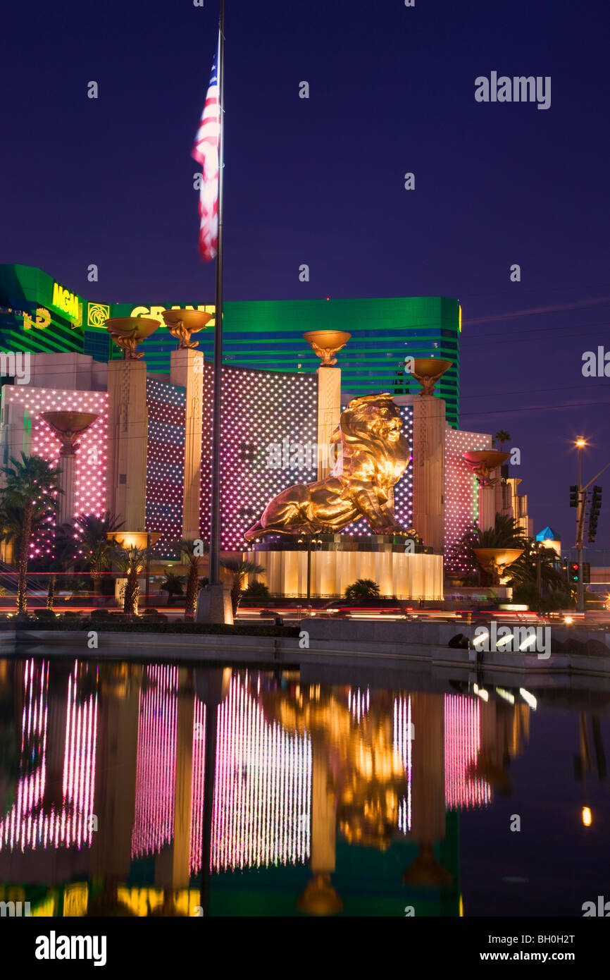 MGM Grand, Las Vegas, Nevada. Foto de stock