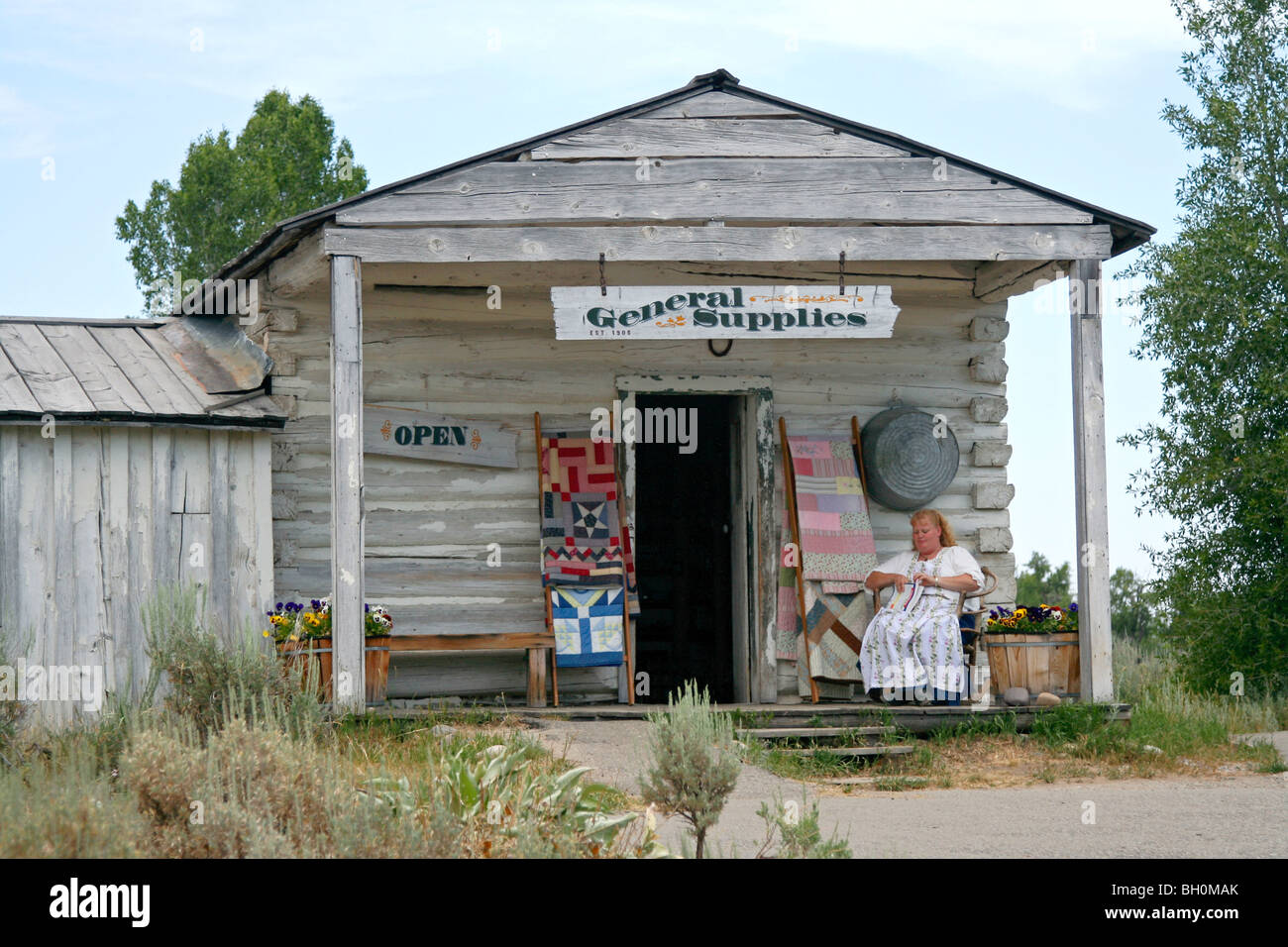 'Pioneer Country Store' Foto de stock