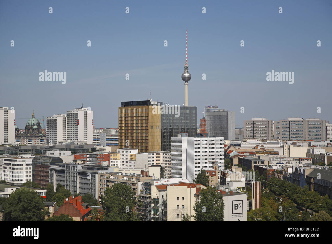 Horizonte de Berlín Foto de stock