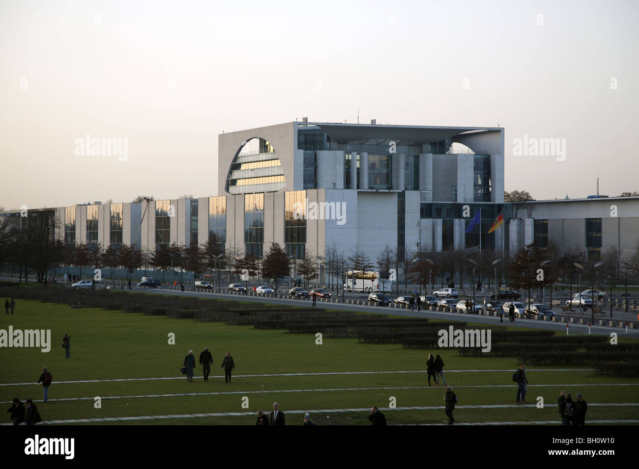 Berlin Bundeskanzleramt Kanzleramt Cancillería Ferderal Chancellory Foto de stock