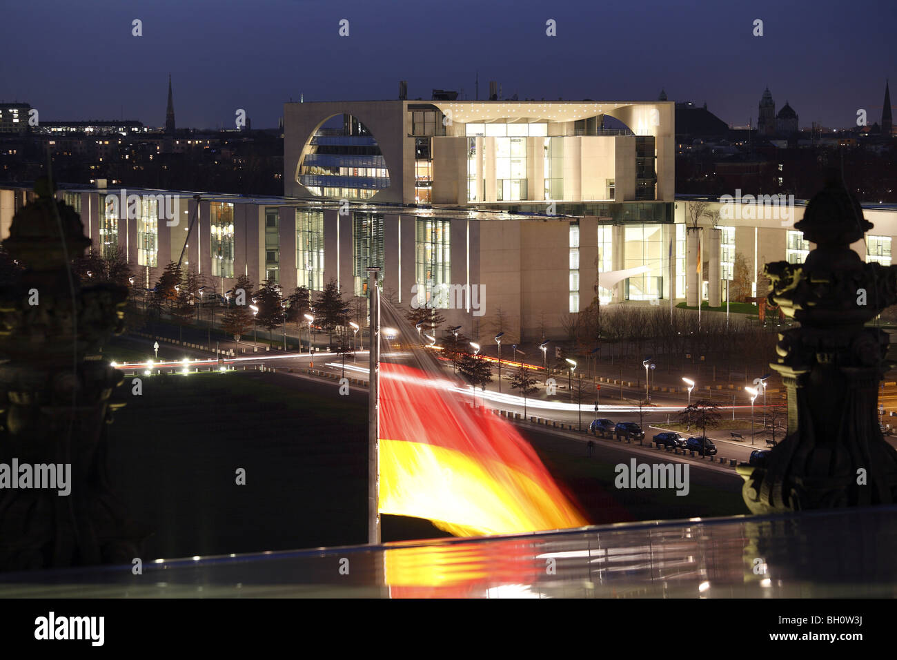 Berlin Bundeskanzleramt Kanzleramt Cancillería Ferderal Chancellory Foto de stock