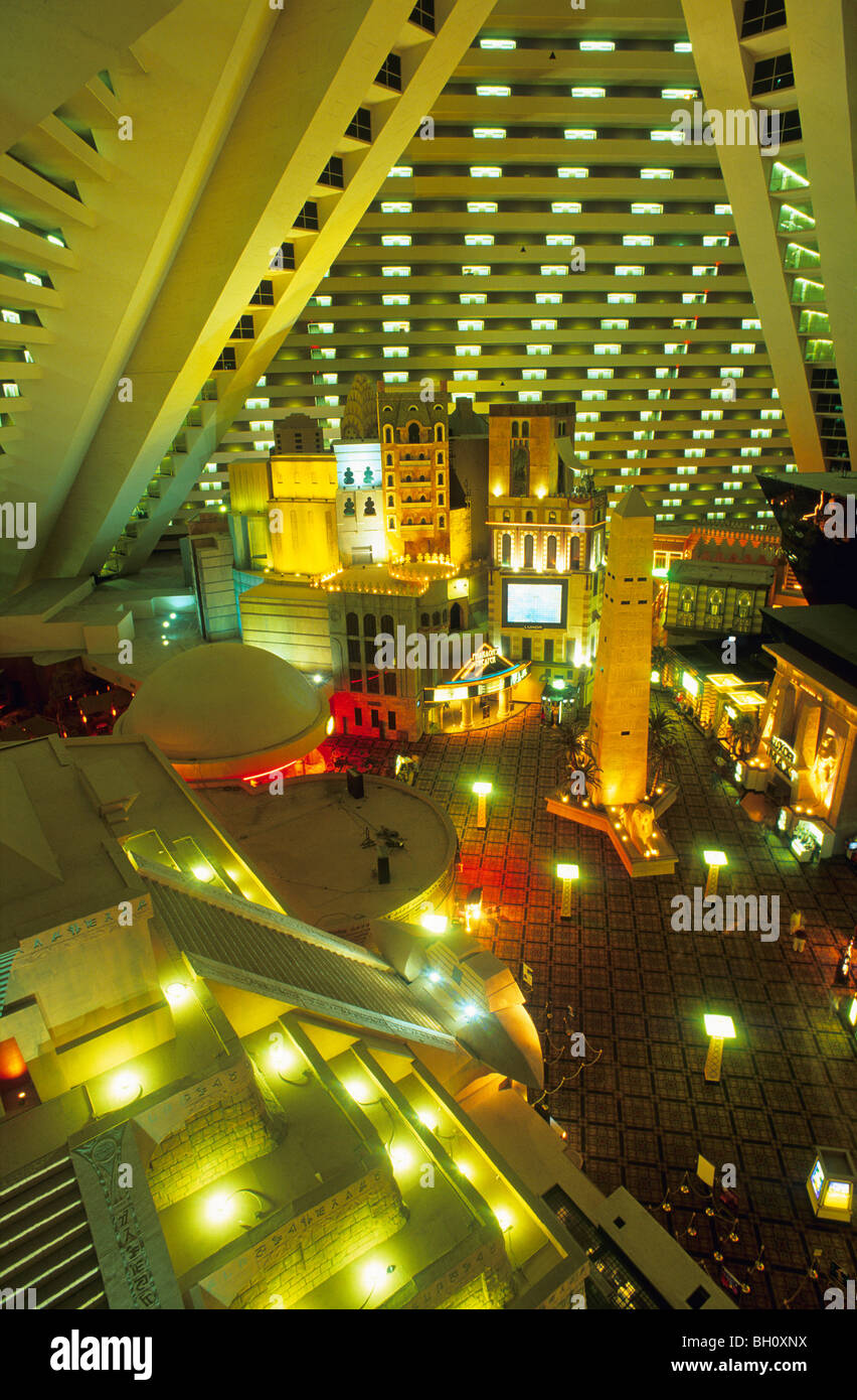 Estados Unidos, Nevada, Las Vegas, el Hotel Luxor. Foto de stock