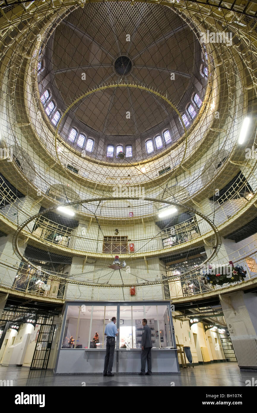 Vista interior de la cárcel preventiva de Moabit, en Berlín, Alemania, Europa Foto de stock