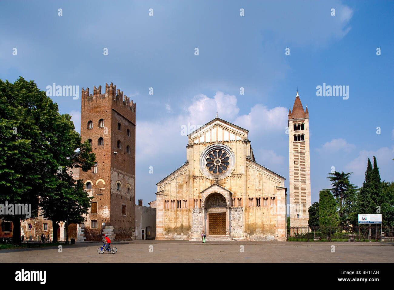 Basílica de San Zenón, Verona, Italia Fotografía de stock Alamy